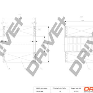 Filtru ulei OPEL MOVANO A caroserie (X70) 2.5 DTI (FD) diesel 115 cai DRIVE DP1110.11.0062