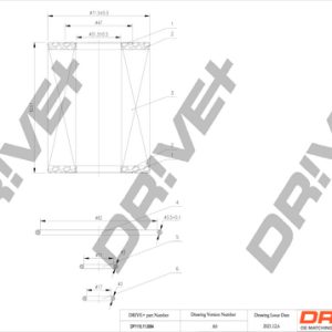 Filtru ulei OPEL COMBO Tour 1.7 CDTI 16V diesel 101 cai DRIVE DP1110.11.0064