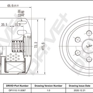 Filtru ulei OPEL VIVARO A caroserie (X83) 2.0 16V (F7) benzina 120 cai DRIVE DP1110.11.0067