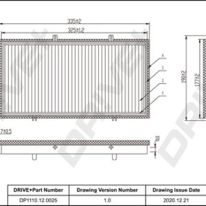 Filtru polen OPEL VIVARO A platou / sasiu (X83) 1.9 DTI diesel 101 cai DRIVE DP1110.12.0025