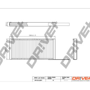 Filtru polen OPEL MOVANO B platou / sasiu (X62) 2.3 CDTI RWD (EV, HV, UV) diesel 125 cai DRIVE DP1110.12.0071