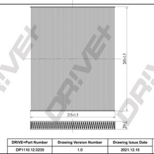 Filtru polen OPEL ADAM (M13) 1.2 benzina 69 cai DRIVE DP1110.12.0235