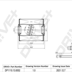 Filtru combustibil OPEL VIVARO A platou / sasiu (X83) 2.5 CDTI diesel 114 cai DRIVE DP1110.13.0052