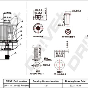 Filtru combustibil OPEL VIVARO B bus (X82) 1.6 CDTI (06) diesel 90 cai DRIVE DP1110.13.0165