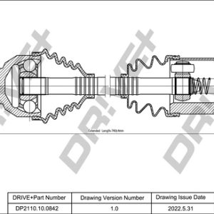 Planetara OPEL VIVARO A caroserie (X83) 2.0 CDTI (F7) diesel 114 cai DRIVE DP2110.10.0842