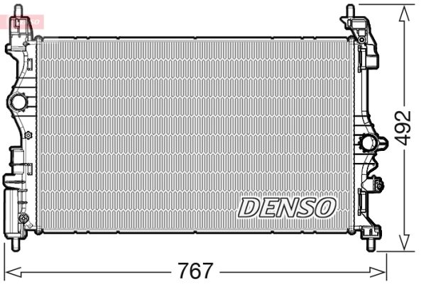 Radiator racire motor OPEL ADAM (M13) 1.0 benzina 115 cai DENSO DRM20051