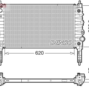Radiator racire motor OPEL MOKKA / MOKKA X (J13) 1.4 (_76) benzina 140 cai DENSO DRM20119