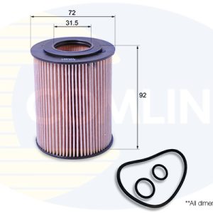 Filtru ulei OPEL COMBO Autoutilitara/limuzina spatioasa 1.7 DI 16V diesel 65 cai COMLINE EOF010