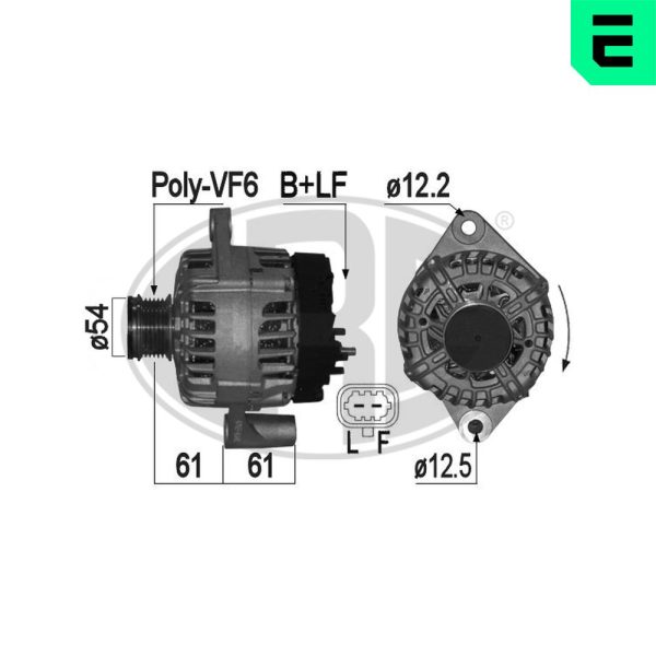 Alternator OPEL CASCADA (W13) 2.0 CDTI (67) diesel 194 cai ERA 209138A