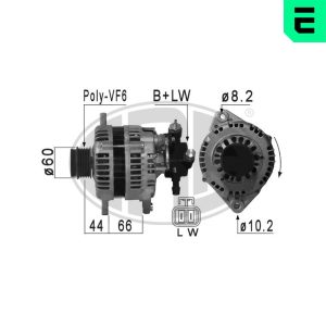 Alternator OPEL COMBO Autoutilitara/limuzina spatioasa 1.7 CDTI 16V diesel 101 cai ERA 210890A