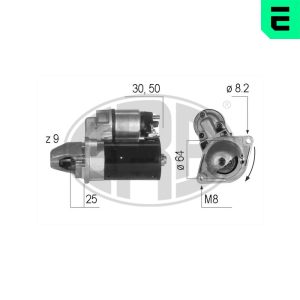 Electromotor OPEL COMBO Autoutilitara/limuzina spatioasa (X12) 1.3 CDTI (B05) diesel 90 cai ERA 220211A
