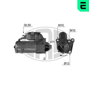 Electromotor OPEL MOVANO A caroserie (X70) 1.9 DTI (FD) diesel 82 cai ERA 220436A