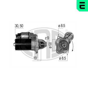 Electromotor OPEL MOKKA / MOKKA X (J13) 1.4 4x4 (_76) benzina 140 cai ERA 220648A
