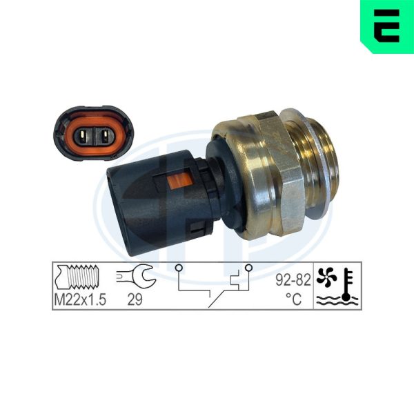Comutator temperatura ventilator radiator OPEL MOVANO A caroserie (X70) 1.9 DTI (FD) diesel 80 cai ERA 330181