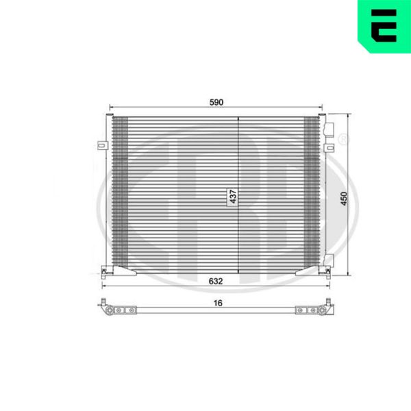 Condensator climatizare OPEL VIVARO A caroserie (X83) 2.0 CDTI (F7) diesel 114 cai ERA 667046