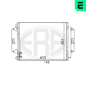 Condensator climatizare OPEL MOVANO A bus (X70) 2.5 CDTI (JD) diesel 120 cai ERA 667108