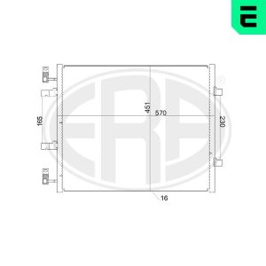 Condensator climatizare OPEL VIVARO A caroserie (X83) 2.0 CDTI (F7) diesel 114 cai ERA 667156