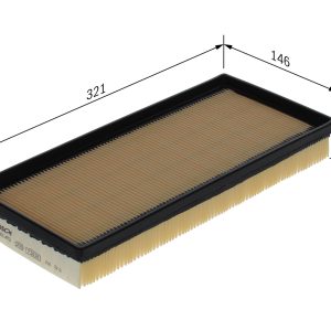 Filtru aer OPEL COMBO Autoutilitara/limuzina spatioasa (X12) 1.4 (B05) benzina 95 cai BOSCH F 026 400 452