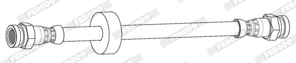Furtun frana OPEL COMBO Autoutilitara/limuzina spatioasa (X12) 1.6 CDTI (B05) diesel 90 cai FERODO FHY3382