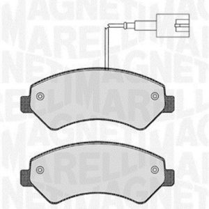 Placute frana OPEL MOVANO C caroserie (U9) 2.2 D diesel 120 cai MAGNETI MARELLI 363916060643