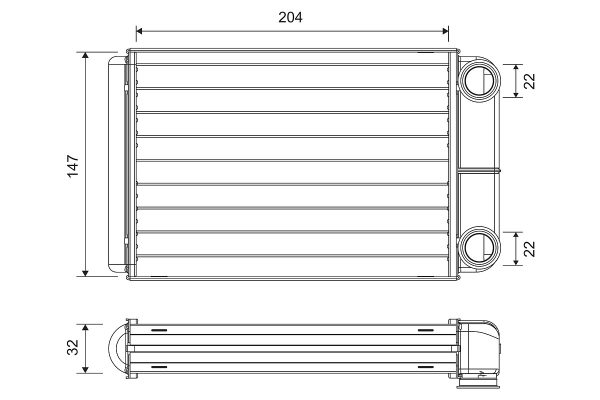 Schimbator caldura incalzire habitaclu OPEL CASCADA (W13) 2.0 CDTI (67) diesel 194 cai VALEO 811516