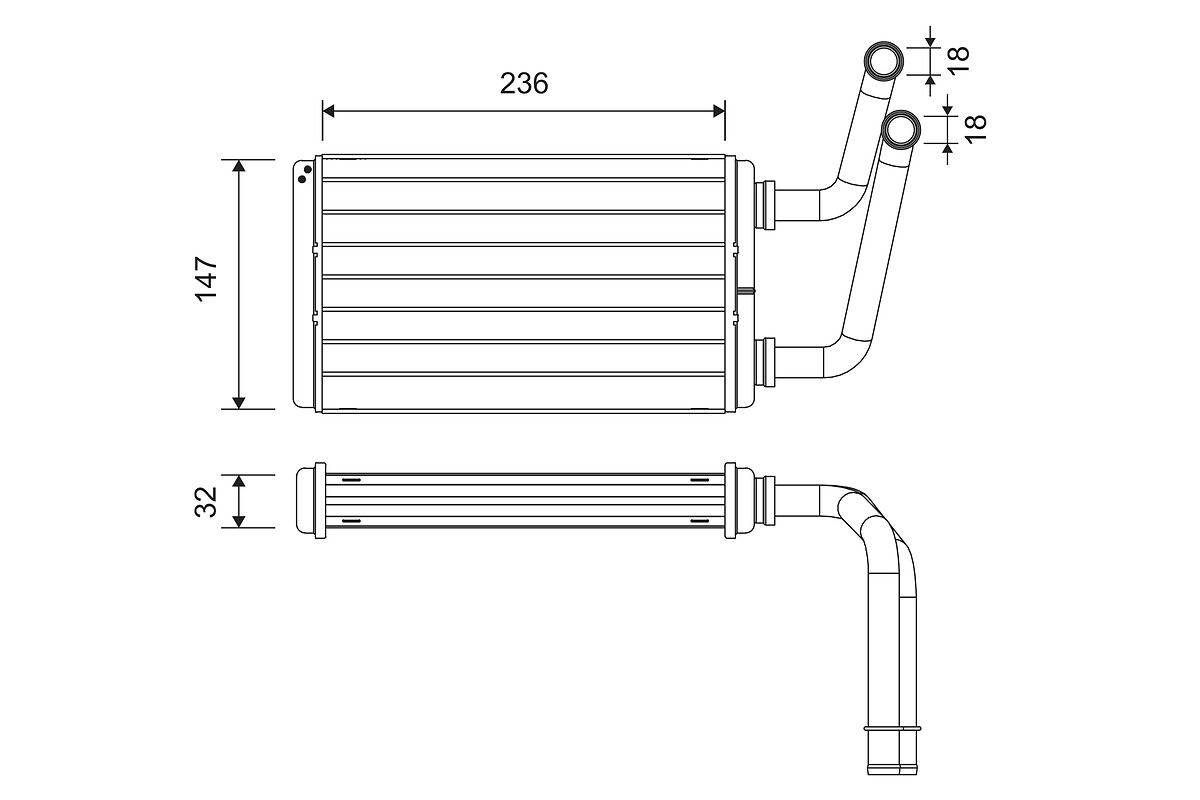 Schimbator caldura incalzire habitaclu OPEL MOVANO A bus (X70) 2.5 DTI (JD) diesel 115 cai VALEO 811528