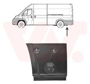 Panou lateral OPEL MOVANO C caroserie (U9) 2.2 BlueHDi 140 diesel 140 cai VAN WEZEL 0982133