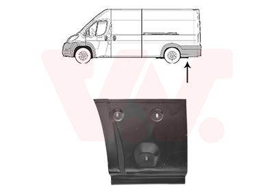 Panou lateral OPEL MOVANO C caroserie (U9) 2.2 BlueHDi 180 diesel 180 cai VAN WEZEL 0982133