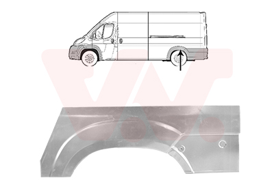 Panou lateral OPEL MOVANO C caroserie (U9) MOVANO-e electric 272 cai VAN WEZEL 0982147