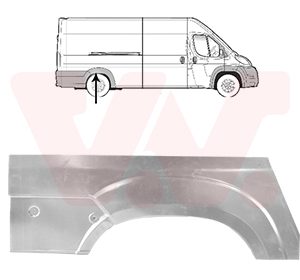 Panou lateral OPEL MOVANO C caroserie (U9) 2.2 D diesel 140 cai VAN WEZEL 0982148