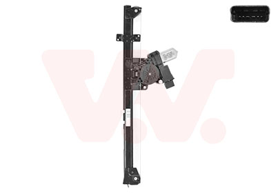 Mecanism actionare geam OPEL MOVANO C platou / sasiu (U9) 2.2 D diesel 140 cai VAN WEZEL 0982261