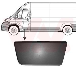 Elemente decorative / protectie portiera OPEL MOVANO C caroserie (U9) 2.2 BlueHDi 120 diesel 120 cai VAN WEZEL 0982403