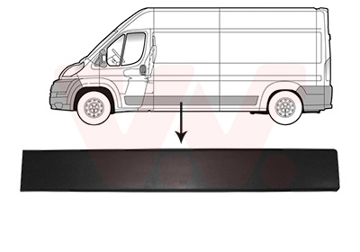 Elemente decorative / protectie panou lateral OPEL MOVANO C caroserie (U9) 2.2 D diesel 120 cai VAN WEZEL 0982407