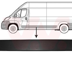 Elemente decorative / protectie panou lateral OPEL MOVANO C caroserie (U9) 2.2 D diesel 140 cai VAN WEZEL 0982407