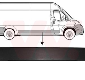 Elemente decorative / protectie panou lateral OPEL MOVANO C caroserie (U9) 2.2 D diesel 140 cai VAN WEZEL 0982408