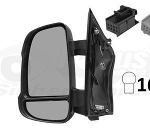 Oglinda exterioara OPEL MOVANO C caroserie (U9) 2.2 D diesel 165 cai VAN WEZEL 0983805