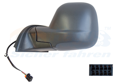 Oglinda exterioara OPEL COMBO Autoutilitara/limuzina spatioasa (K9) 1.6 D diesel 75 cai VAN WEZEL 0991805