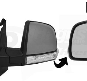 Oglinda exterioara OPEL COMBO Tour (X12) 1.3 CDTI (C26, D26, E26, C05) diesel 95 cai VAN WEZEL 1638807