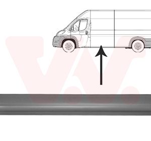 Panou lateral OPEL MOVANO C caroserie (U9) 2.2 BlueHDi 180 diesel 180 cai VAN WEZEL 1651109