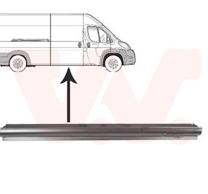Panou lateral OPEL MOVANO C caroserie (U9) 2.2 D diesel 140 cai VAN WEZEL 1651110