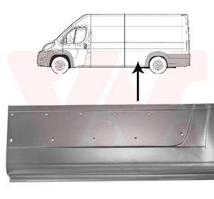 Panou lateral OPEL MOVANO C caroserie (U9) 2.2 D diesel 140 cai VAN WEZEL 1651141