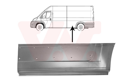 Panou lateral OPEL MOVANO C caroserie (U9) 2.2 BlueHDi 120 diesel 120 cai VAN WEZEL 1651141