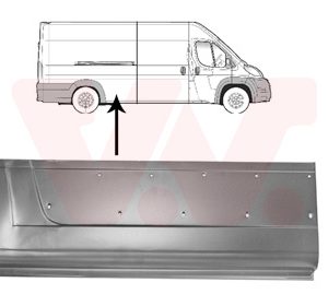 Panou lateral OPEL MOVANO C caroserie (U9) 2.2 D diesel 140 cai VAN WEZEL 1651142