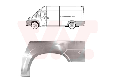 Panou lateral OPEL MOVANO C caroserie (U9) MOVANO-e electric 136 cai VAN WEZEL 1651147