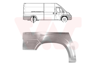 Panou lateral OPEL MOVANO C caroserie (U9) MOVANO-e electric 272 cai VAN WEZEL 1651148
