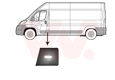 Elemente decorative / protectie panou lateral OPEL MOVANO C caroserie (U9) MOVANO-e electric 272 cai VAN WEZEL 1651407