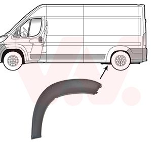 Latire aripa OPEL MOVANO C caroserie (U9) 2.2 BlueHDi 140 diesel 140 cai VAN WEZEL 1651423