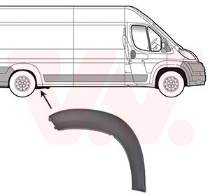 Latire aripa OPEL MOVANO C caroserie (U9) 2.2 BlueHDi 120 diesel 120 cai VAN WEZEL 1651424