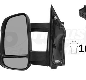 Oglinda exterioara OPEL MOVANO C caroserie (U9) 2.2 D diesel 140 cai VAN WEZEL 1651811