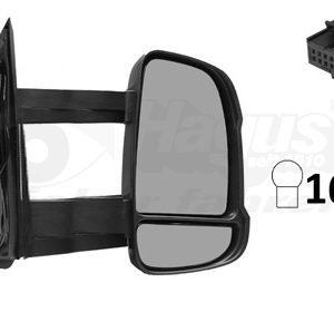 Oglinda exterioara OPEL MOVANO C caroserie (U9) 2.2 D diesel 140 cai VAN WEZEL 1651822